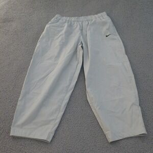 Nike Sportswear Essential High Rise Curve Pants Womens XL Gray Drawstring